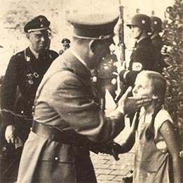 Adolf Hitler with a Young Girl